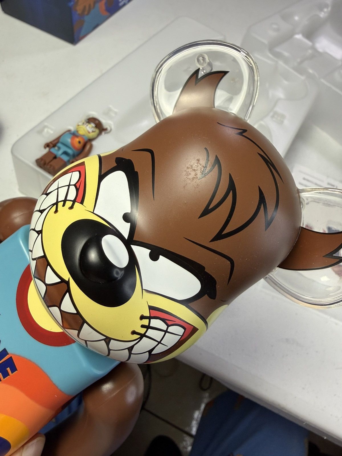 Other Space Jam New Legacy Tasmanian Devil 400% & 100% Bearbrick Size ONE SIZE - 12 Thumbnail
