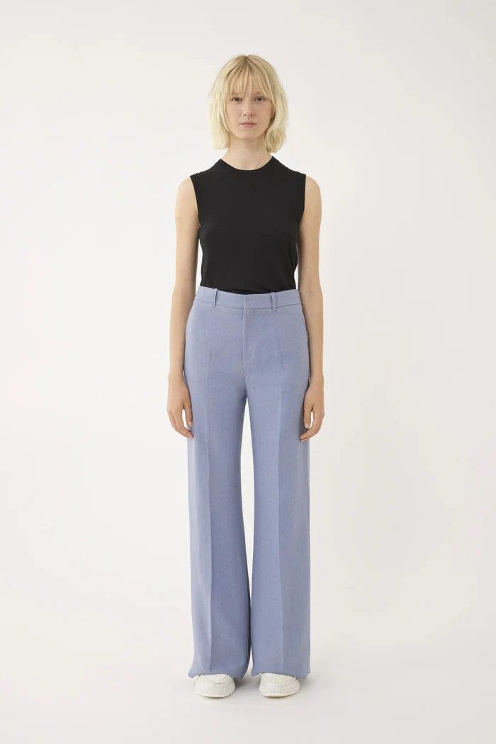 Chloe o1y0825 Casual Pant in Light Blue Size 27" / US 4 / IT 40 - 6 Thumbnail
