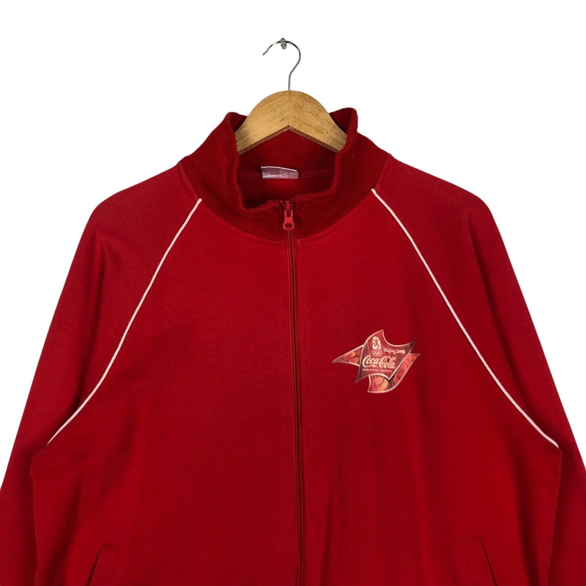 Coca Cola × Japanese Brand × Vintage Vintage Coca Cola Sweater Jacket 90s Rare Streetwear Size US M / EU 48-50 / 2 - 2 Thumbnail