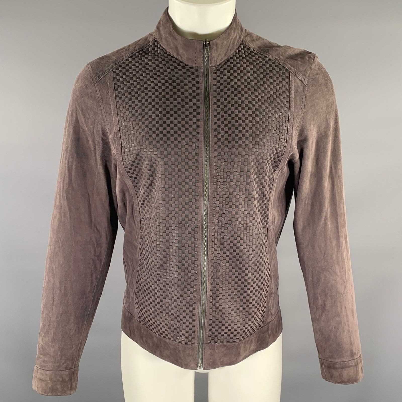 Other BARCELINO S Brown Mixed Patterns Leather Reversible Jacket Size US S / EU 44-46 / 1 - 1 Thumbnail