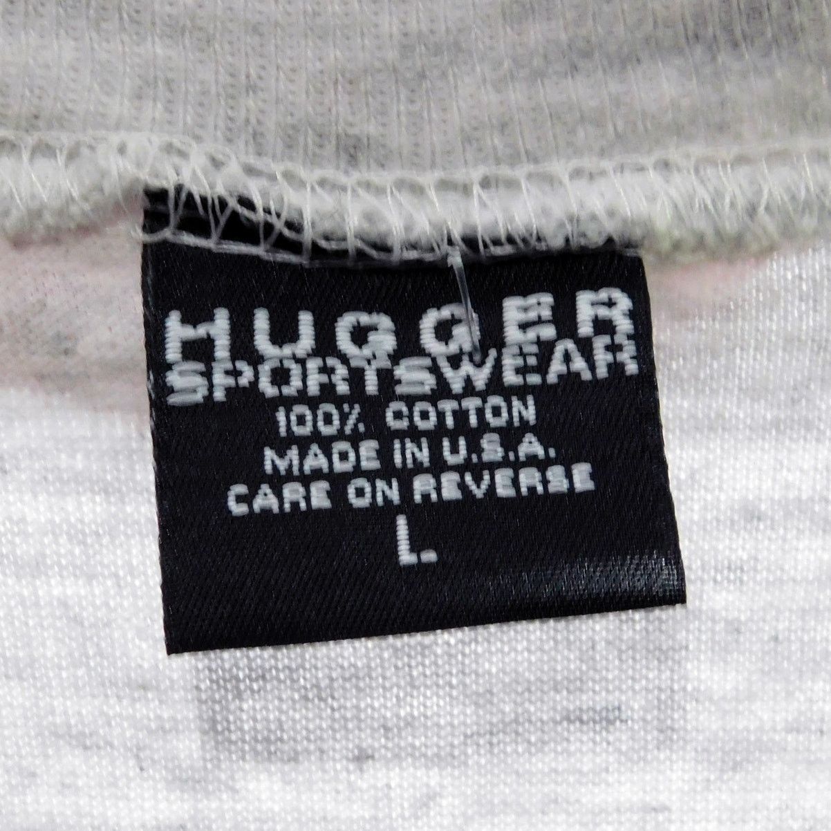 Hanes VTG 90s Definitions Shopper T Shirt Size L Hugger Tag Gray Size US L / EU 52-54 / 3 - 2 Thumbnail