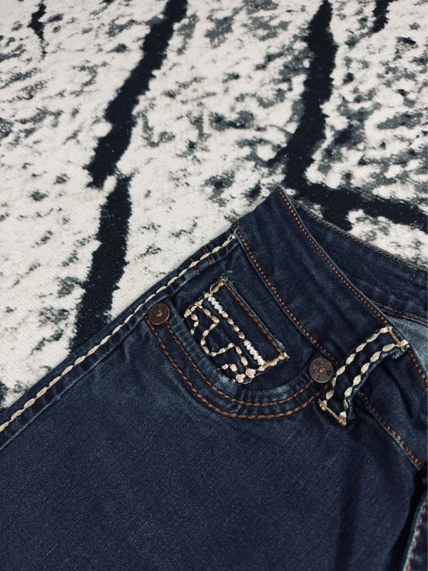 True Religion Vintage True Religion jeans pants navy blue usa logo M 29 Size 29" - 5 Thumbnail