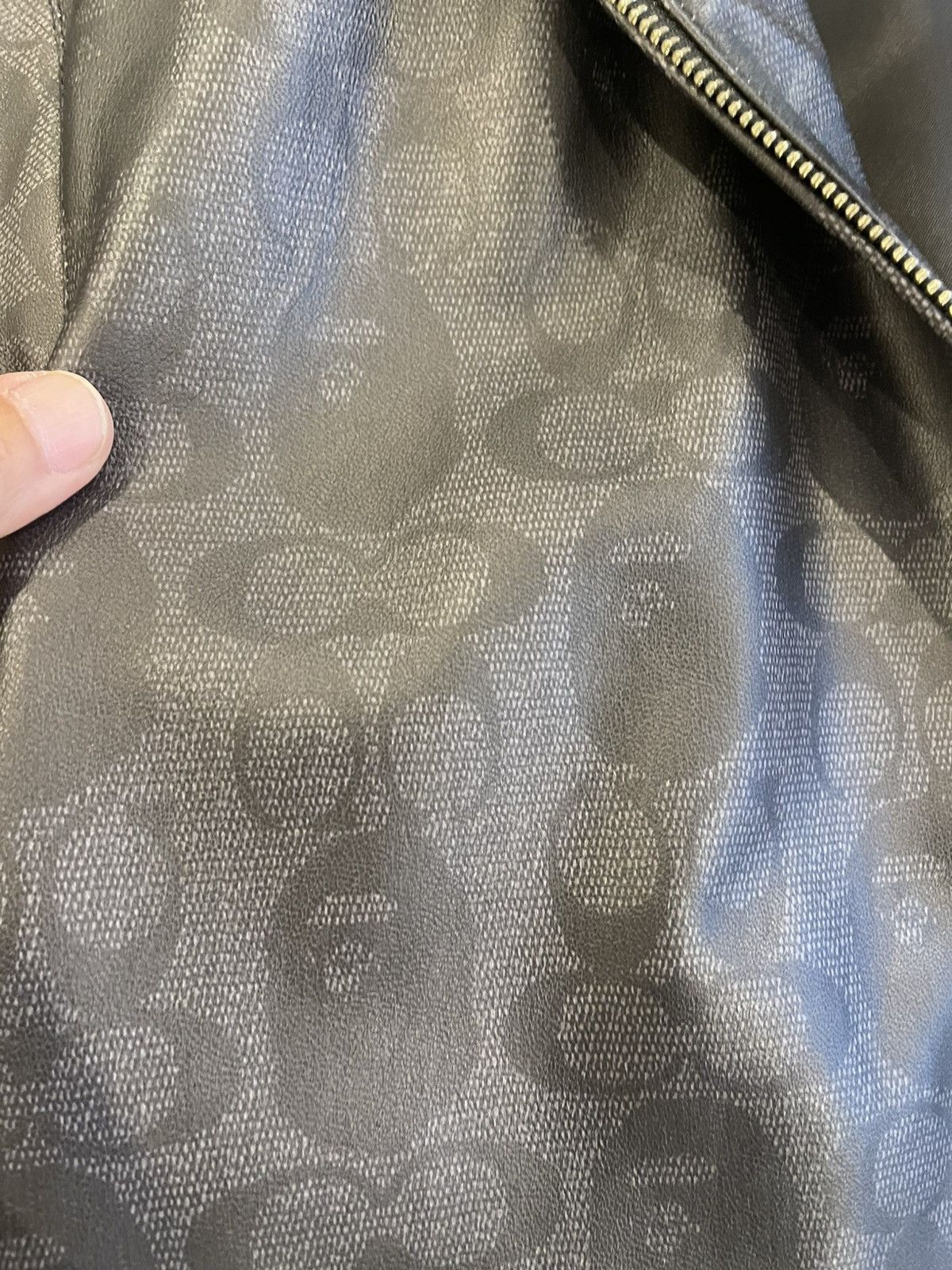 Bape × Coach Black Bape X Coach Shark Leather Jacket Size US L / EU 52-54 / 3 - 2 Thumbnail