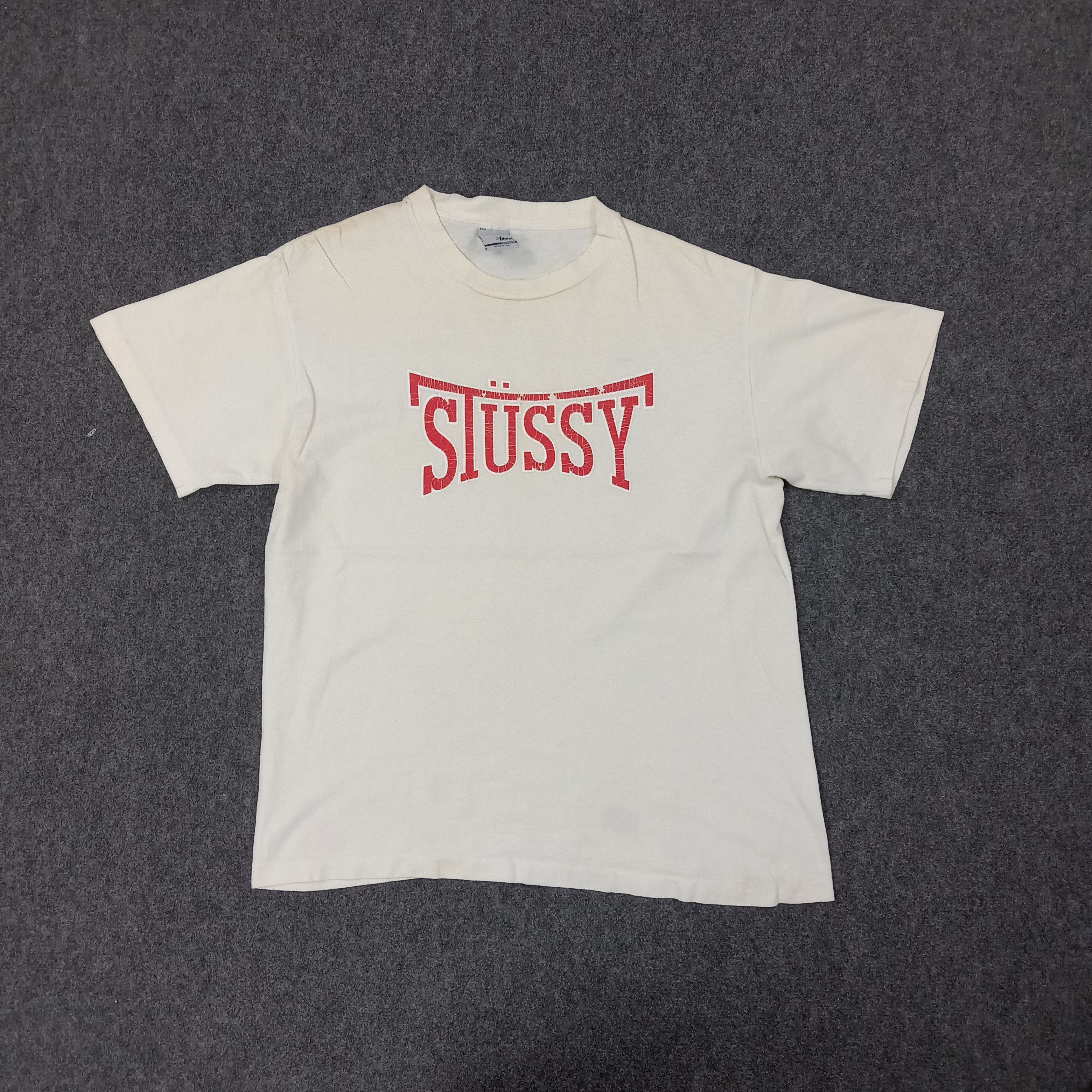 Stussy Stussy Parody Lonsdale Streetwear Style 90's Tshirt C249N51 Size US M / EU 48-50 / 2 - 1 Thumbnail