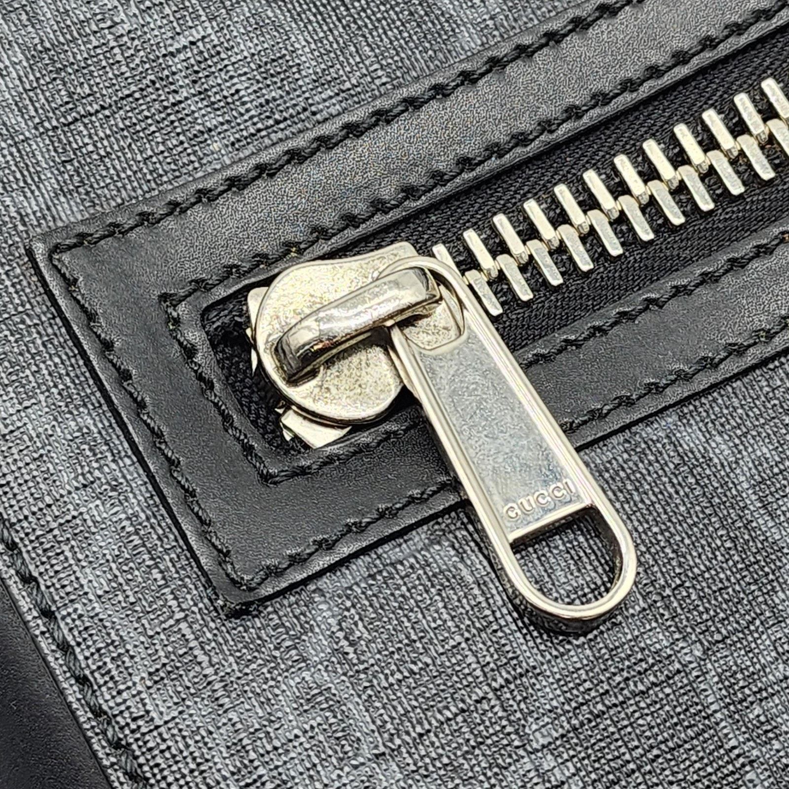 Gucci GG Supreme Small Messenger Crossbody Bag Black Gray - $1580 Size ONE SIZE - 5 Thumbnail