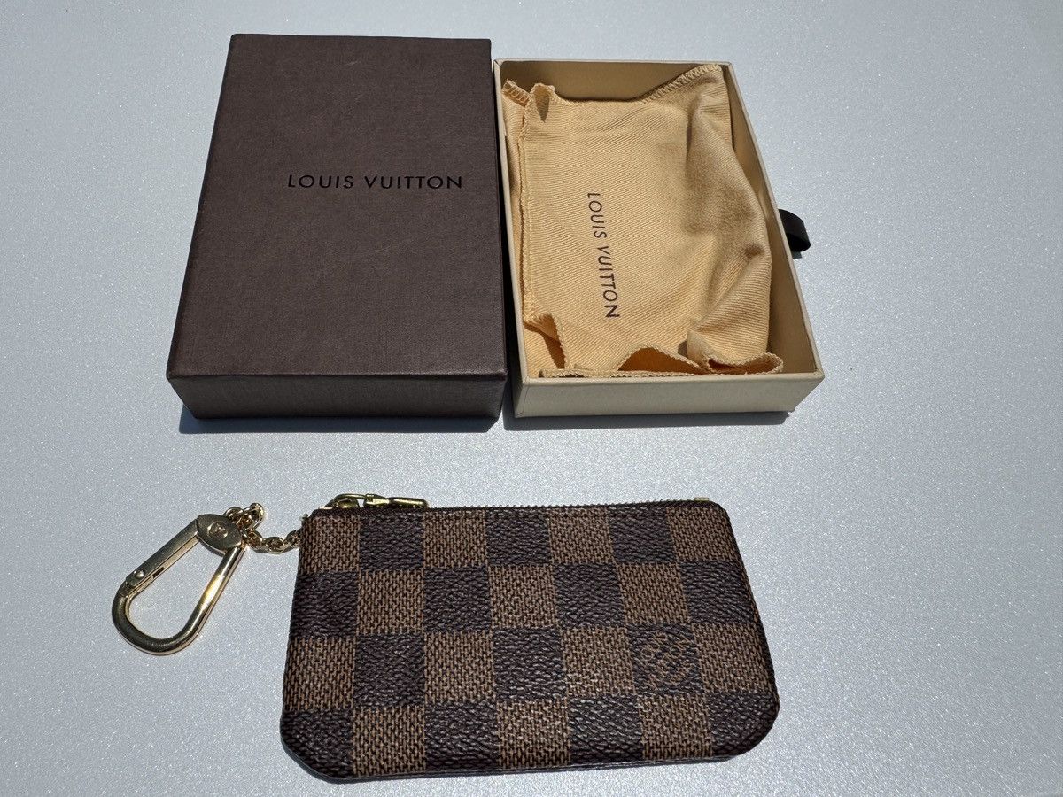 Louis Vuitton LOUIS VUITTON Key Pouch Coin Purse Damier Ebene Size ONE SIZE - 2 Thumbnail