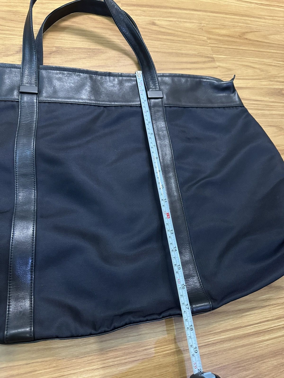 Issey Miyake Issey Miyake IM Studio Leather & Nylon Travel Bag (Big Size) Size ONE SIZE - 11 Thumbnail