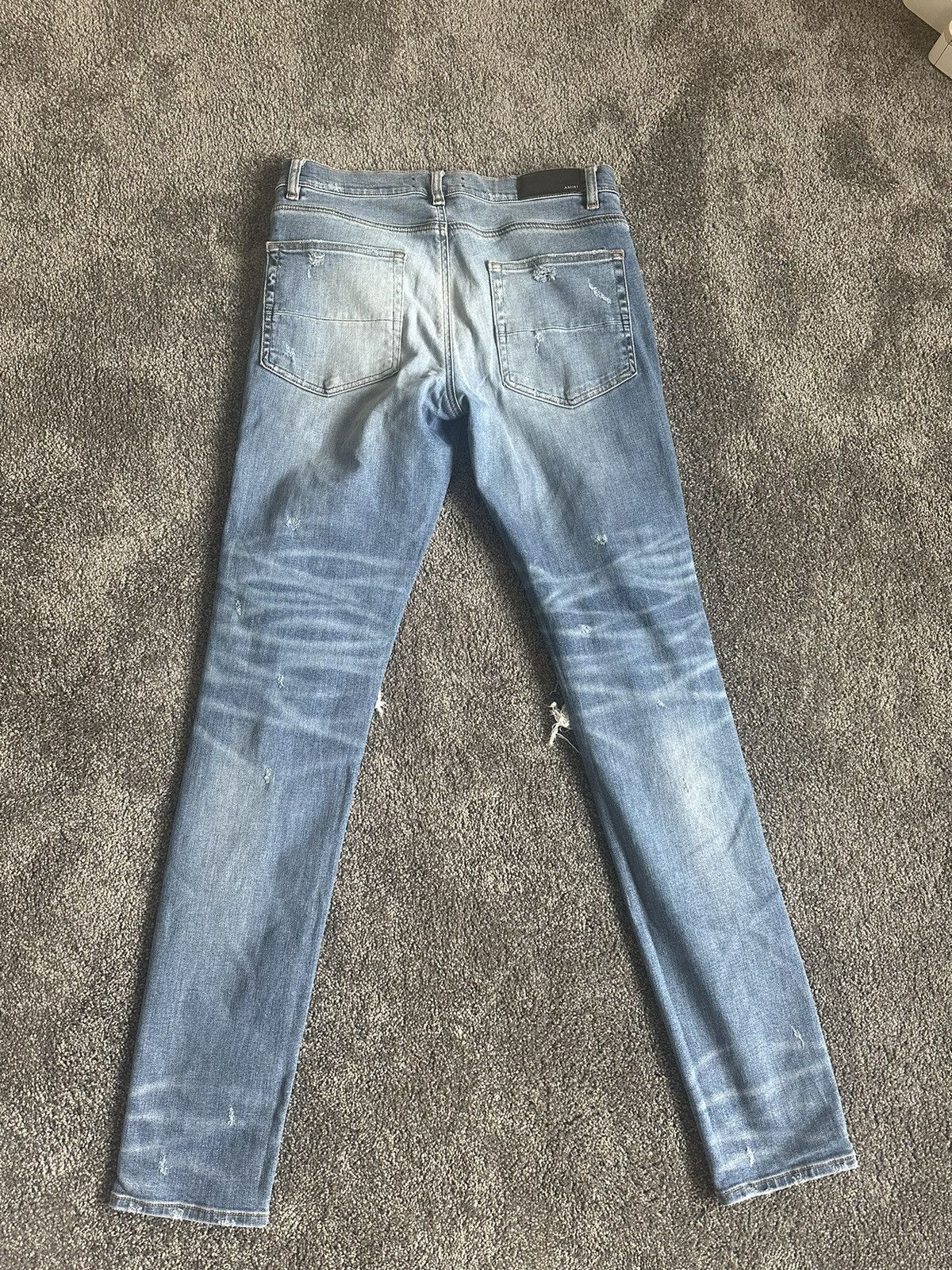 Amiri Amiri Indigo Distressed Jeans Size US 34 / EU 50 - 7 Thumbnail
