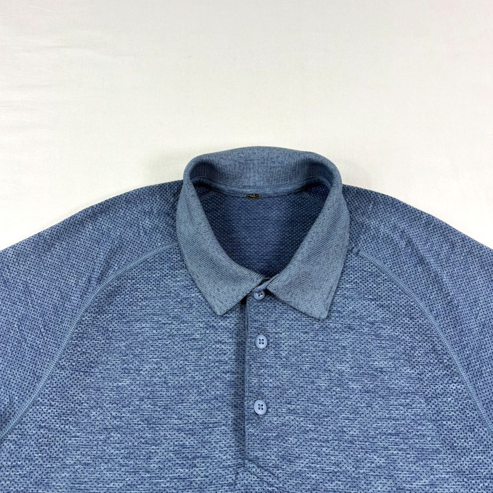 Lululemon Lululemon Metal Vent Tech Polo Shirt Mens Small Blue Golf Performance Stretch Size US S / EU 44-46 / 1 - 2 Thumbnail