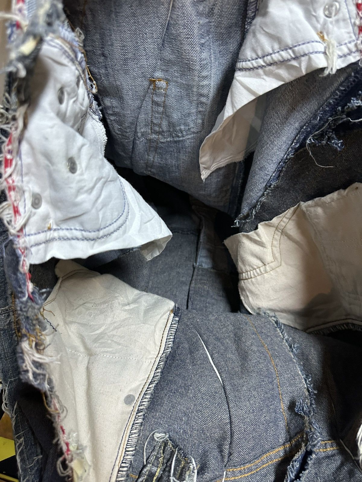Levi's Vintage Levi's Denim Slingbag Custom Distressed Style Size ONE SIZE - 6 Thumbnail
