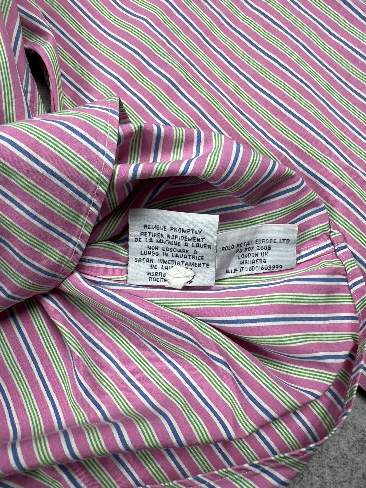 Ralph Lauren Vintage Polo Ralph Lauren Crazy Distressed Buttons Up Shirt Size US L / EU 52-54 / 3 - 7 Thumbnail