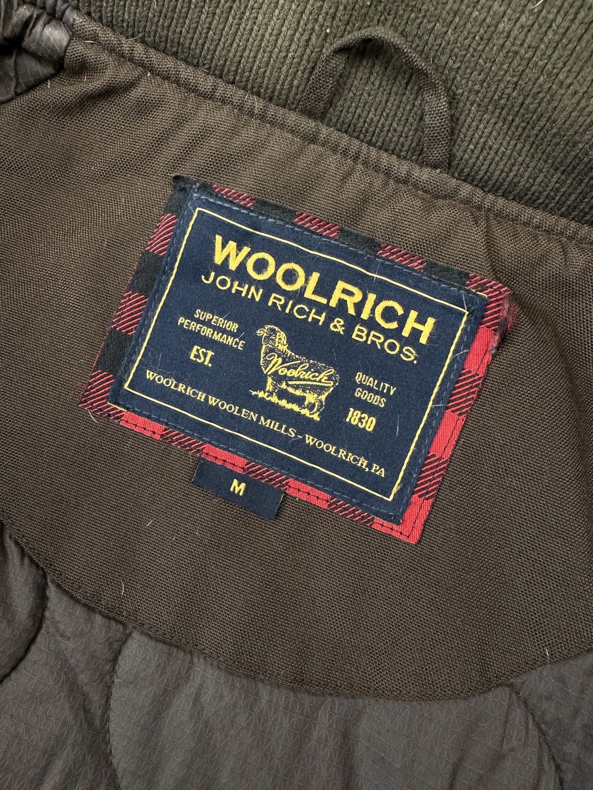 Woolrich Woolen Mills WOOLRICH Fur Collar Brown Thermolite Bomber Jacket Men’s M Size US M / EU 48-50 / 2 - 8 Thumbnail