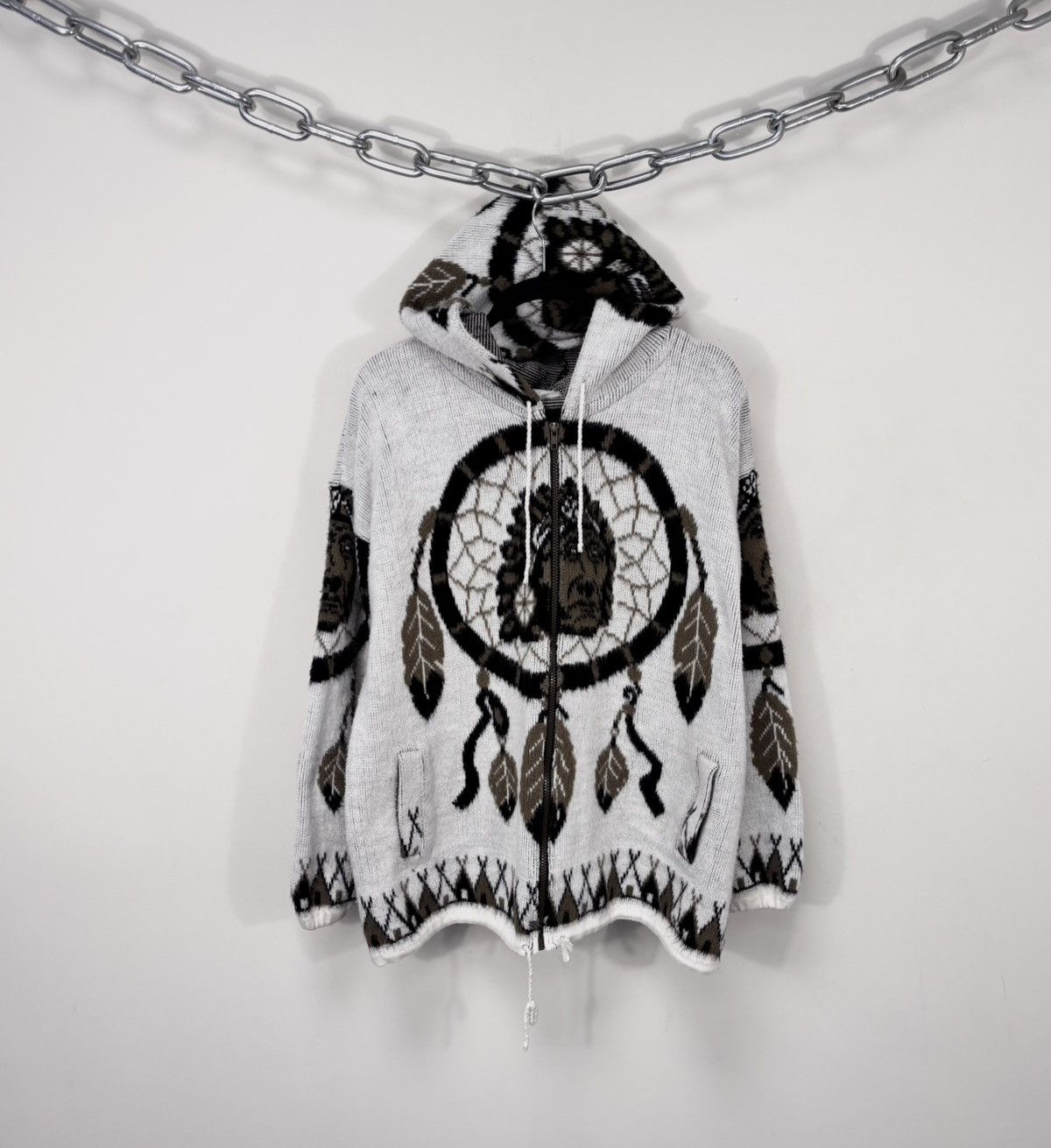Other Vintage Tejidos Artesanias Tuntaquimba Indian Wool Jacket Size US L / EU 52-54 / 3 - 1 Thumbnail