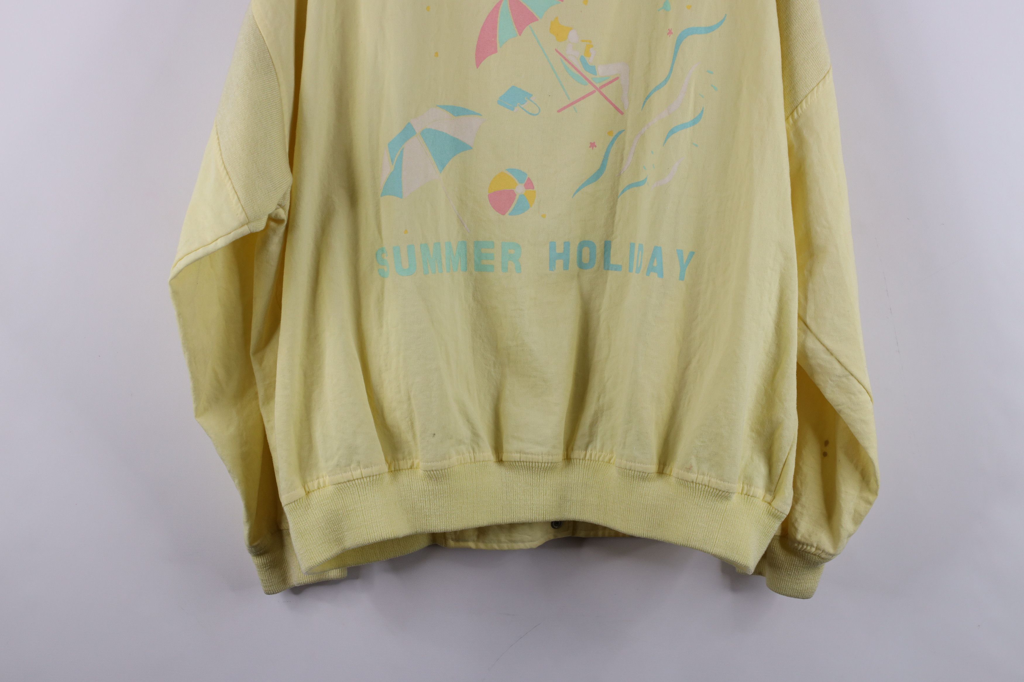 Vintage Vintage 80s 90s Streetwear Pastel Beach Bomber Jacket Size L / US 10 / IT 46 - 16 Thumbnail