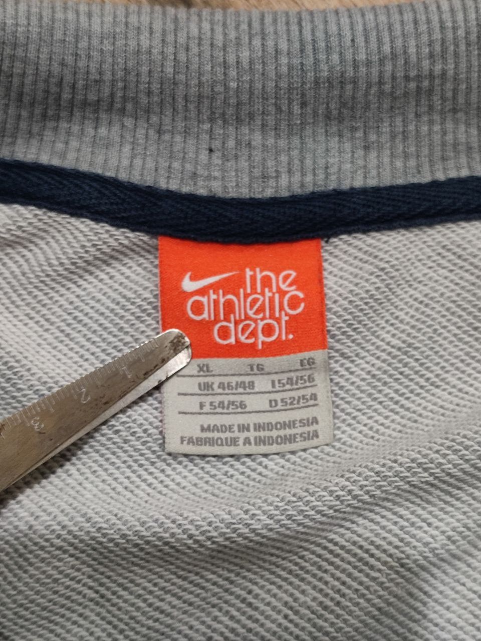 Nike Vintage Y2K Nike Faded Gray Navy Full-Zip Hoodie XL size Size US XL / EU 56 / 4 - 13 Thumbnail