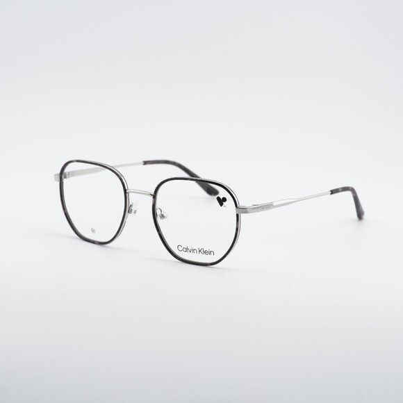 Calvin Klein Calvin Klein CK24113 025 Eyeglasses Grey/Havana 50mm Square Size ONE SIZE - 1 Thumbnail