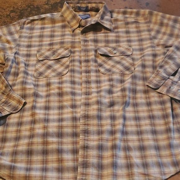 Pendleton Pendleton Hiker Handsome Brown Plaid with Pockets Sz. XL Shi Size US XL / EU 56 / 4 - 2 Thumbnail