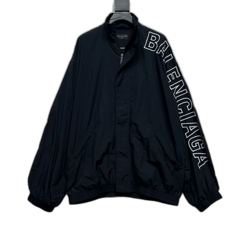 Balenciaga Embroidered Arm Windbreaker Jacket