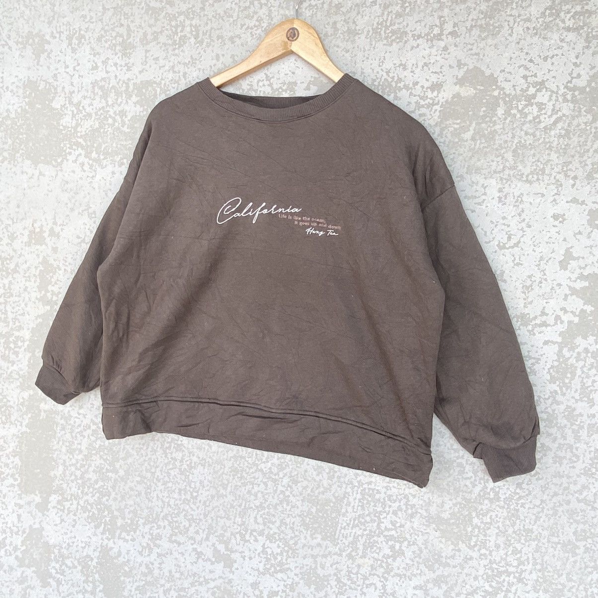 Other Vintage Hang Ten Printed Crewneck Sweatshirt Brown Size M Size M / US 6-8 / IT 42-44 - 2 Thumbnail