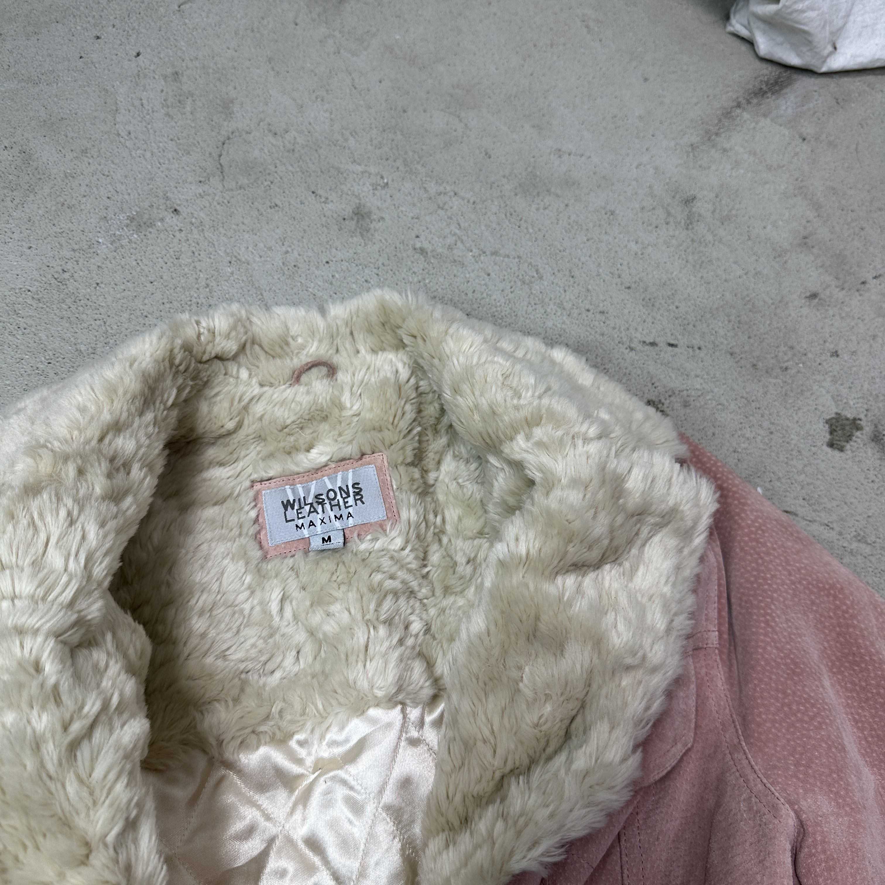 Vintage Vintage Leather Baby Pink NYC Girl Style Jacket Y2K Size M / US 6-8 / IT 42-44 - 8 Thumbnail