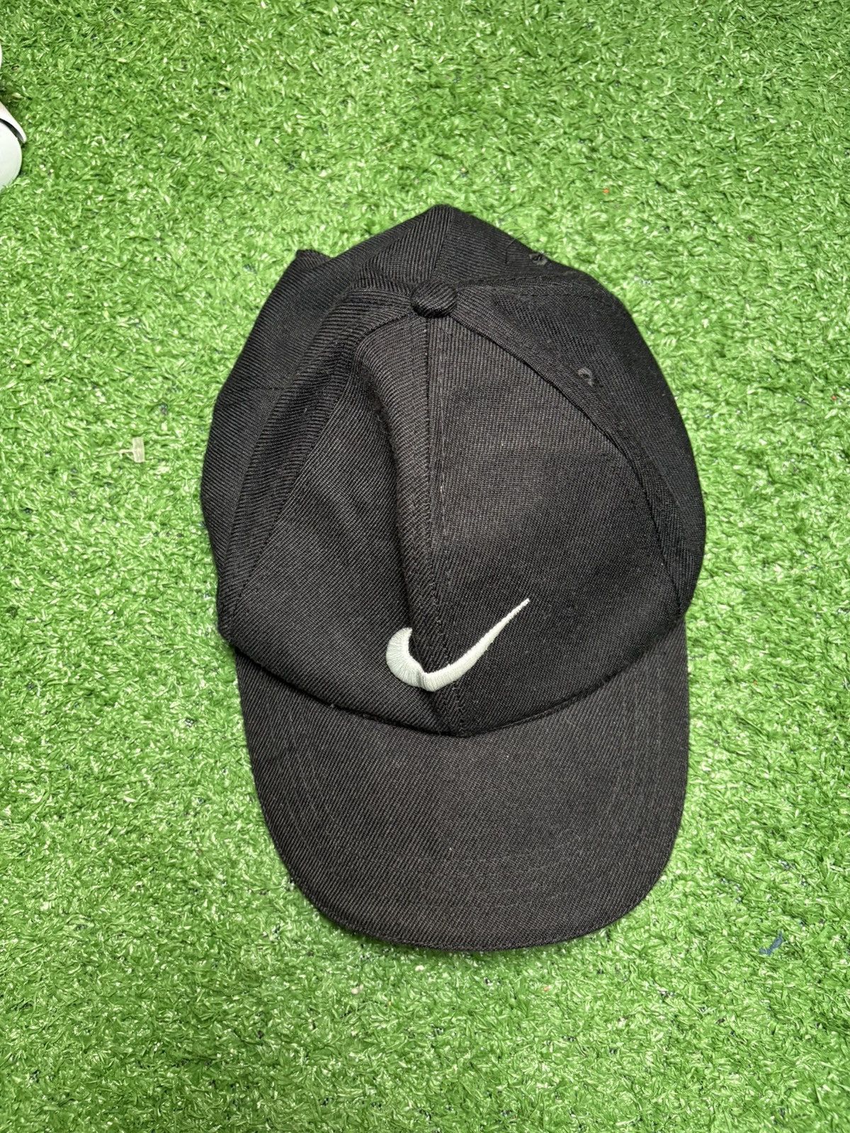 Nike × Vintage 1990s Nike Swoosh hat Size ONE SIZE - 2 Thumbnail