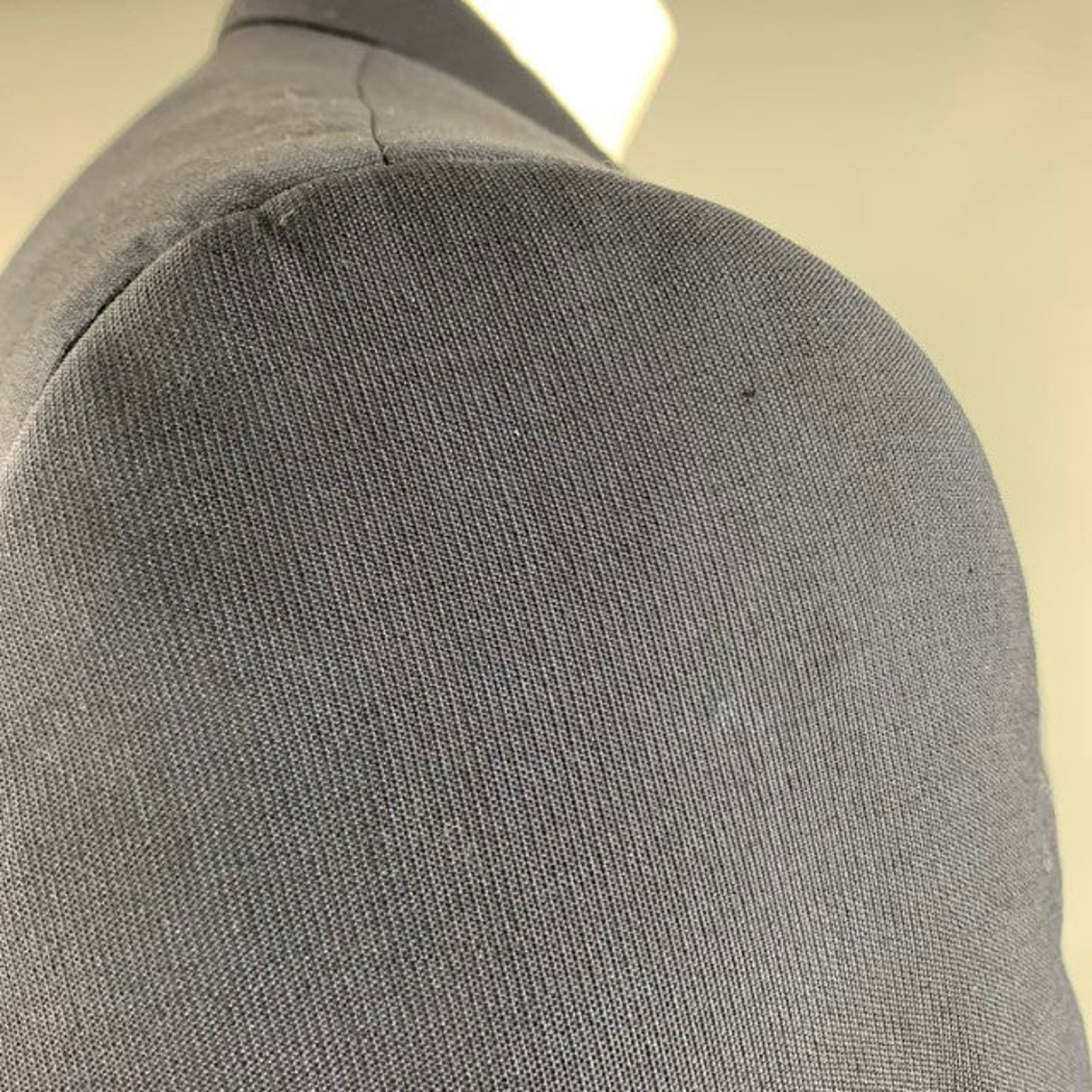 Versace Size 44 Navy Wool Single Breasted Sport Coat Size 44R - 4 Thumbnail