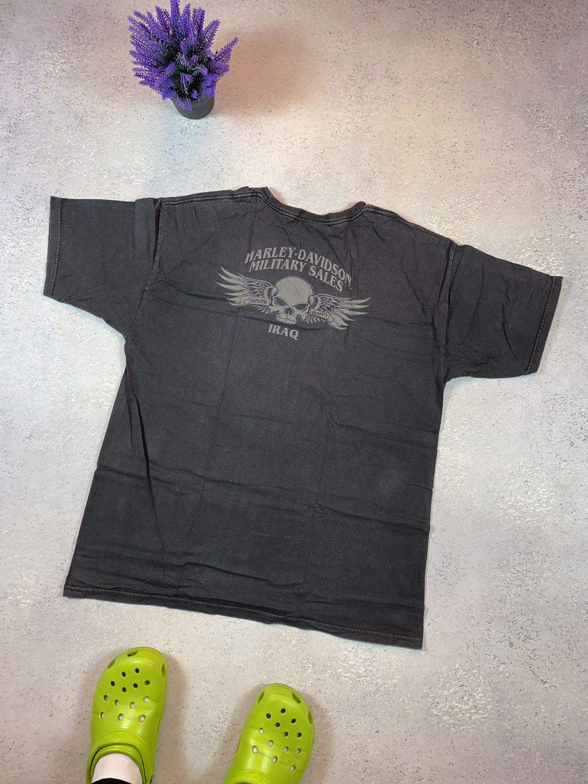Harley Davidson × Vintage Vintage Harley Davidson Men’s Black T-shirt With Logo 2009 Size US XL / EU 56 / 4 - 9 Thumbnail