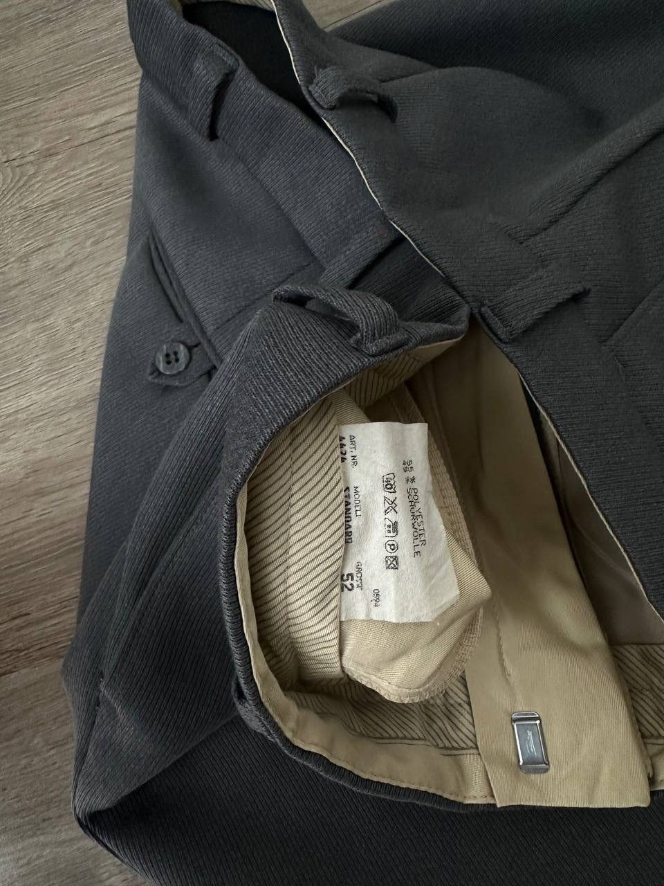 Japanese Brand × Vintage Vintage Antique Japanese Gray Wool Straight Pipes Pants Size 38R - 11 Thumbnail
