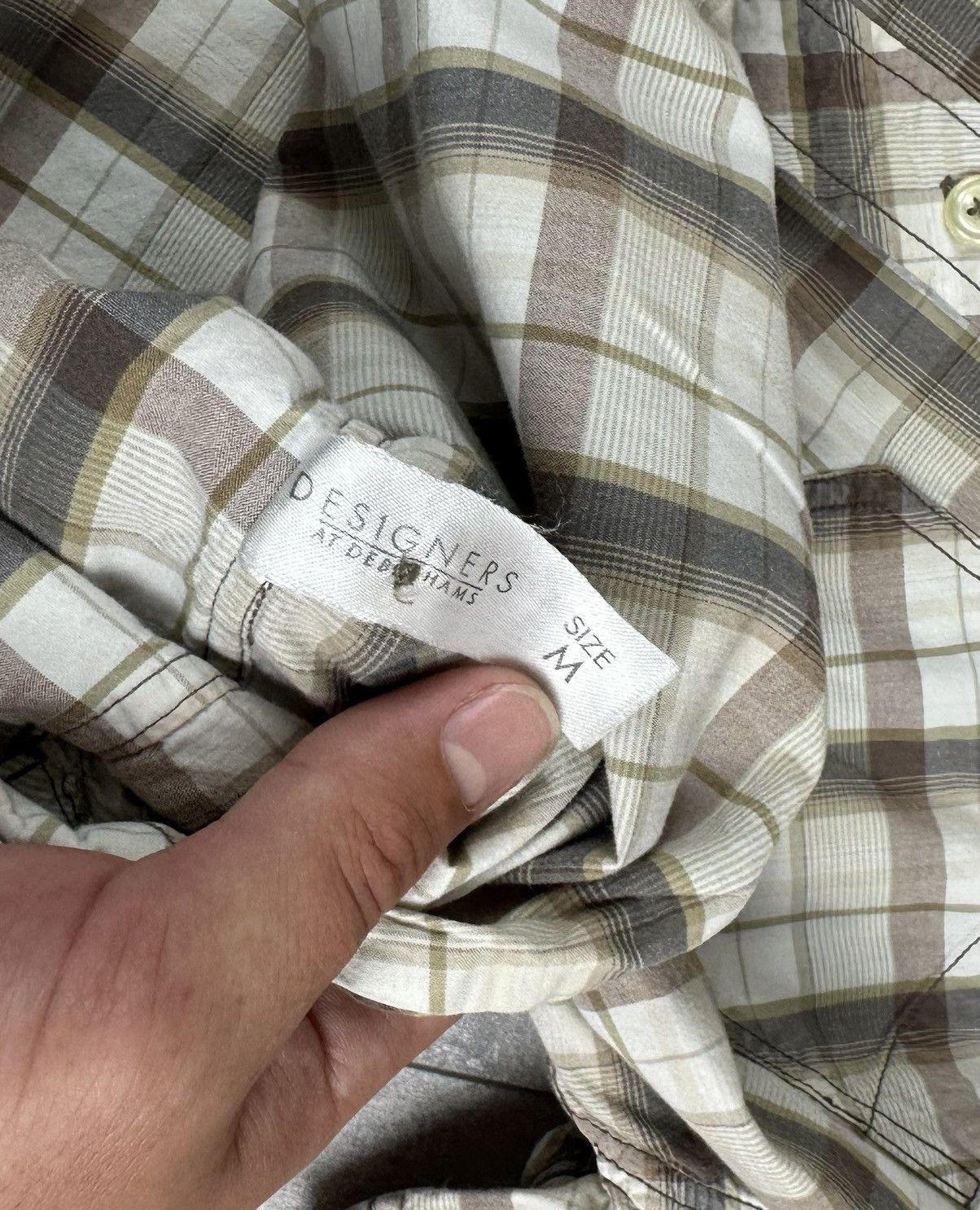 Nigel Cabourn Nigel Cabourn Utlity Shirts Checked Button Up Size US M / EU 48-50 / 2 - 12 Thumbnail