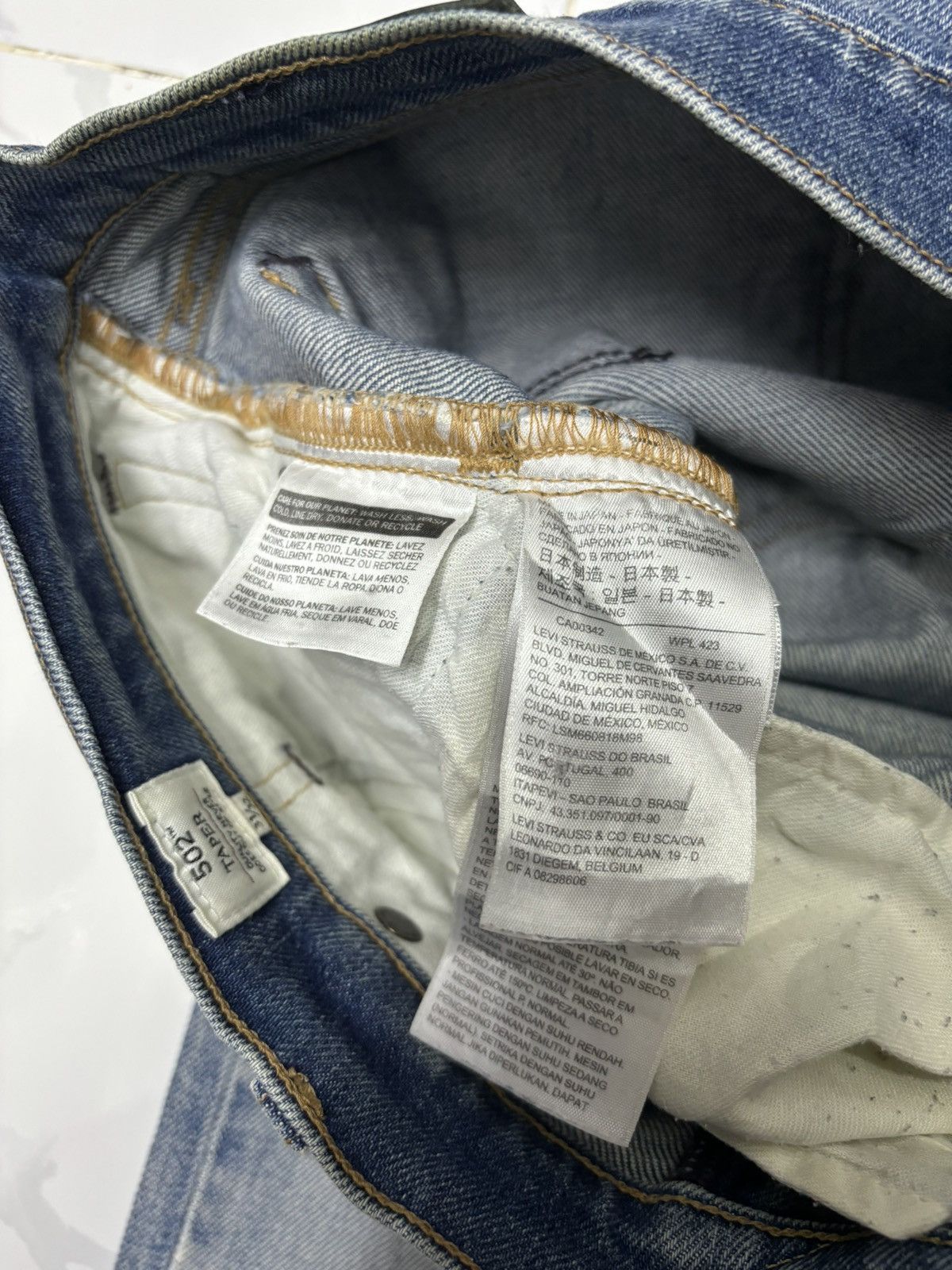 Levi's Made & Crafted LEVIS MADE & CRAFTED SELVEDGE DENIM JEANS 502 Size US 32 / EU 48 - 13 Thumbnail