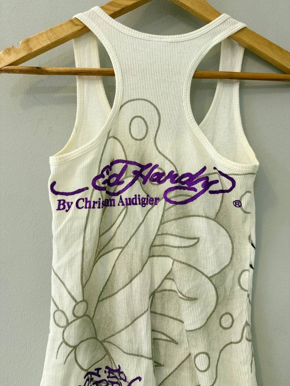 Ed Hardy Ed Hardy Tank Top Blouse Drip Avant Garde Size L / US 10 / IT 46 - 10 Thumbnail