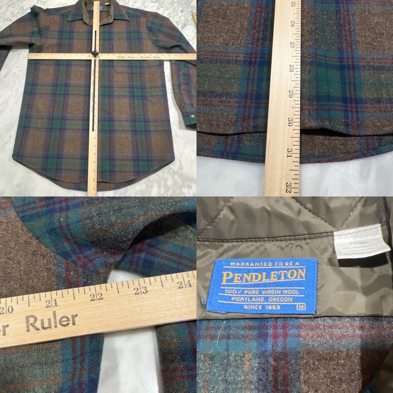 Pendleton Pendleton Wool Shirt Men M Pocket Long Sleeve Plaid Size US M / EU 48-50 / 2 - 8 Thumbnail