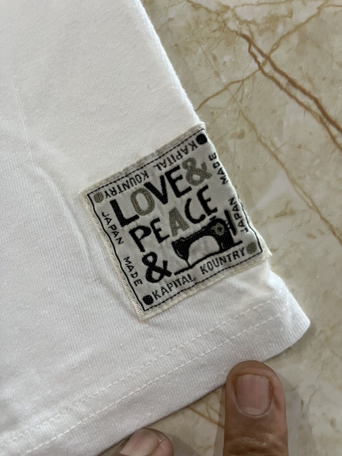 Kapital Kapital Rookie Crew Tee - White XLarge Size US XL / EU 56 / 4 - 5 Thumbnail