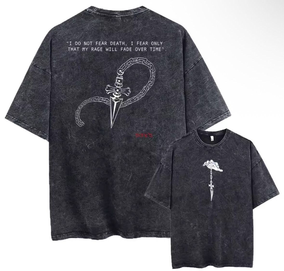 Japanese Brand Y2K Vintage Anime Hunter No Fear Washed Short Sleeve T-Shirt Size US S / EU 44-46 / 1 - 1 Thumbnail