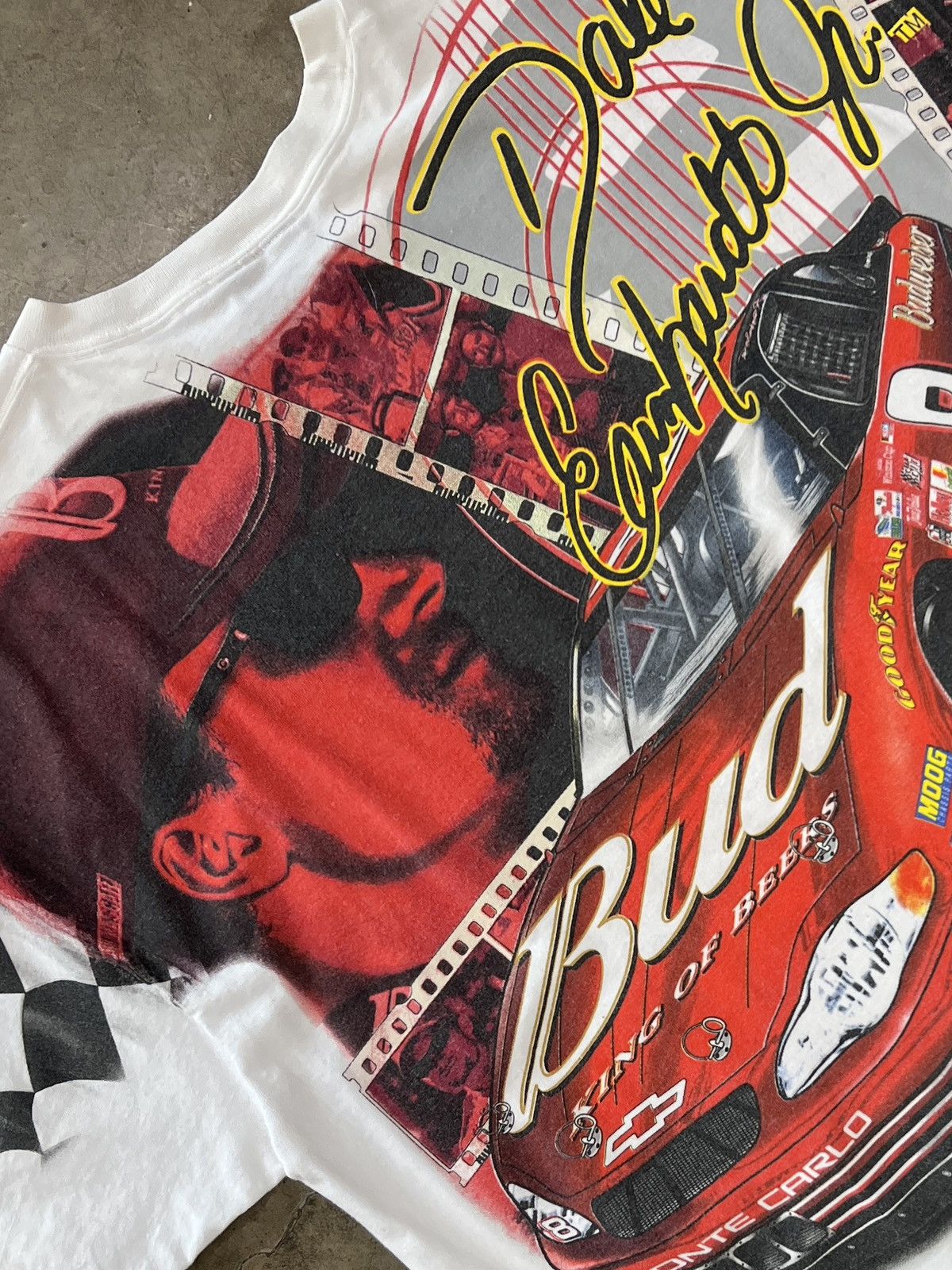 NASCAR Vintage AOP NASCAR Dale Earnhardt Jr Red Hot Racing Large Size US L / EU 52-54 / 3 - 4 Thumbnail