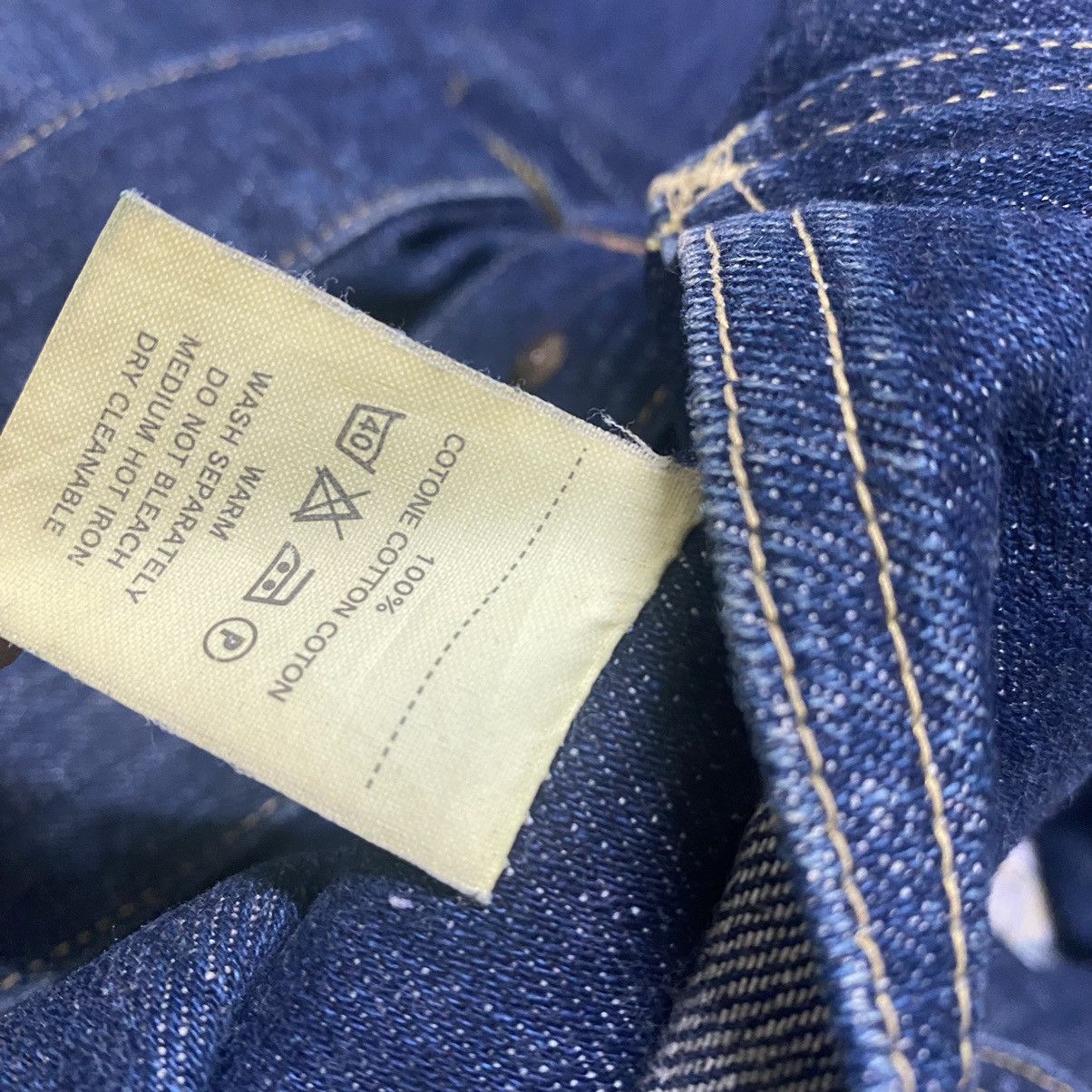 Kapital Kapital No.2 Denim Drop Crotch Jeans Buckle Back Size US 33 - 21 Thumbnail