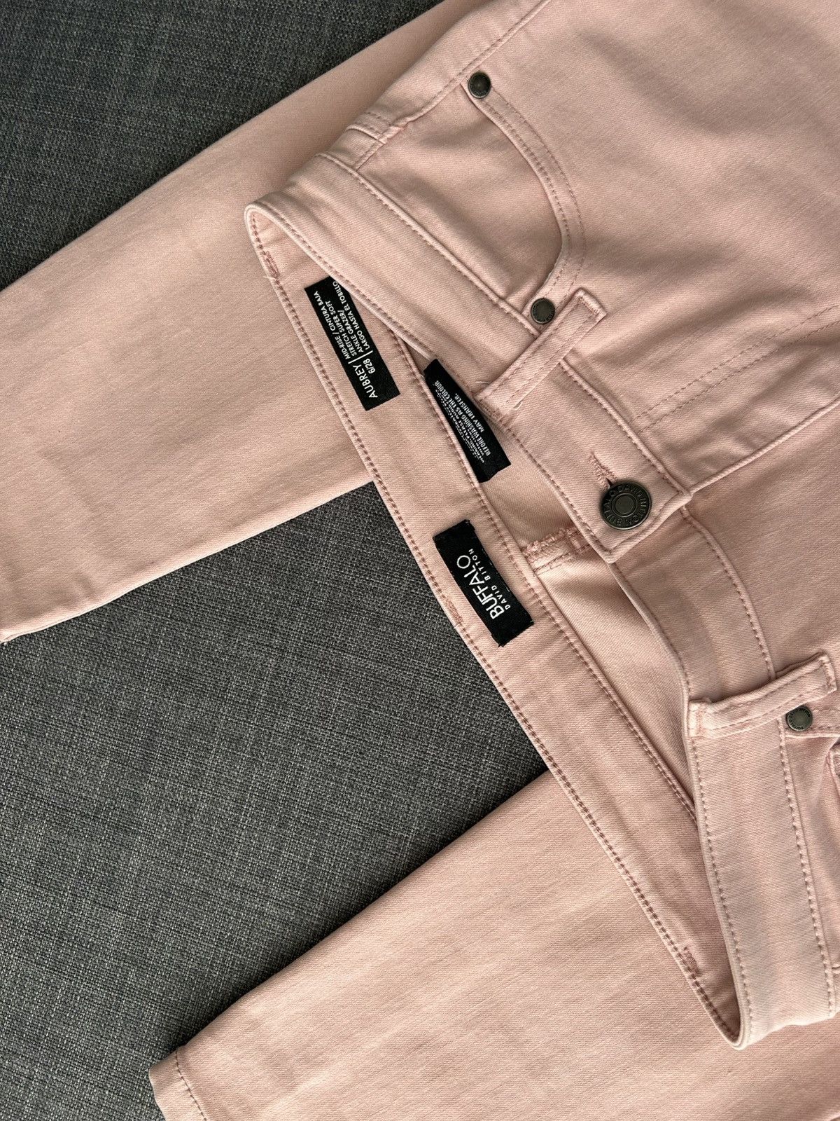 Buffalo David Bitton Buffalo David Bitton Aubrie Skinny Jeans-Size 28-Light Pink Size 28" / US 6 / IT 42 - 4 Thumbnail
