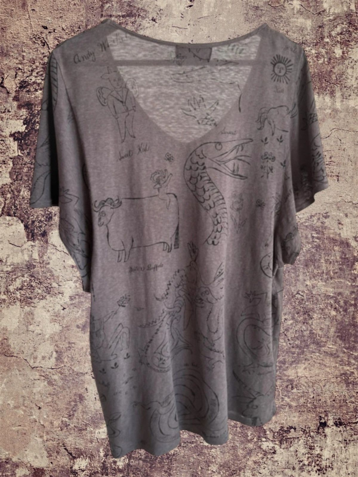 Andy Warhol × Hysteric Glamour Very rare archive husteric glamour x andy warhol v neck Size US M / EU 48-50 / 2 - 2 Thumbnail