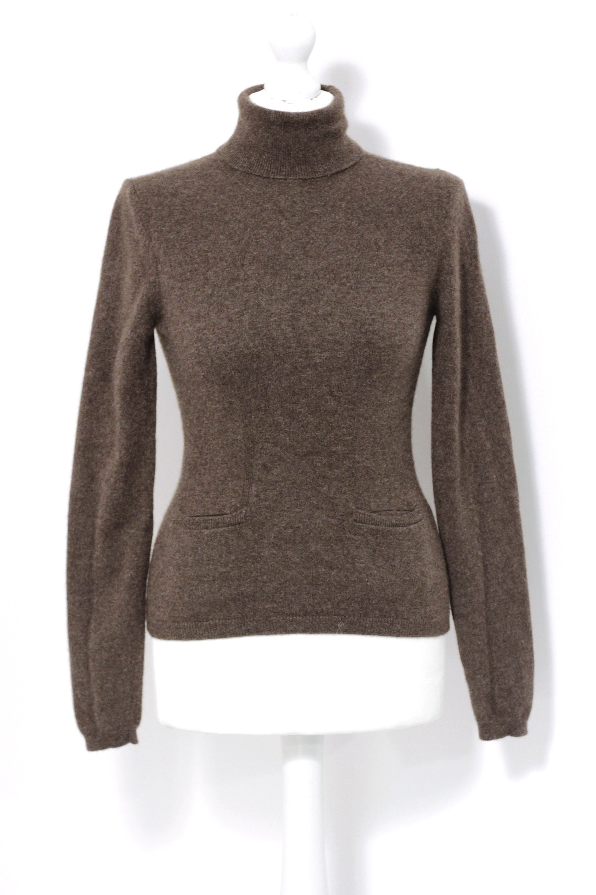 Hugo Boss HUGO Hugo Boss cashmere brown turtleneck jumper Size XS / US 0-2 / IT 36-38 - 7 Thumbnail