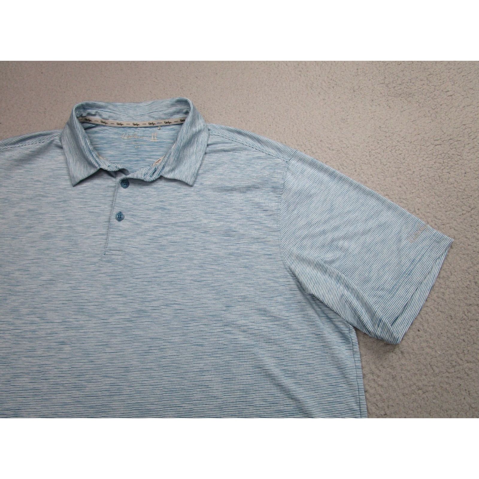 Vintage Walter Hagen Shirt Mens 2XL Blue Performance Polo Golf Stretch Wicking Size US XXL / EU 58 / 5 - 2 Thumbnail