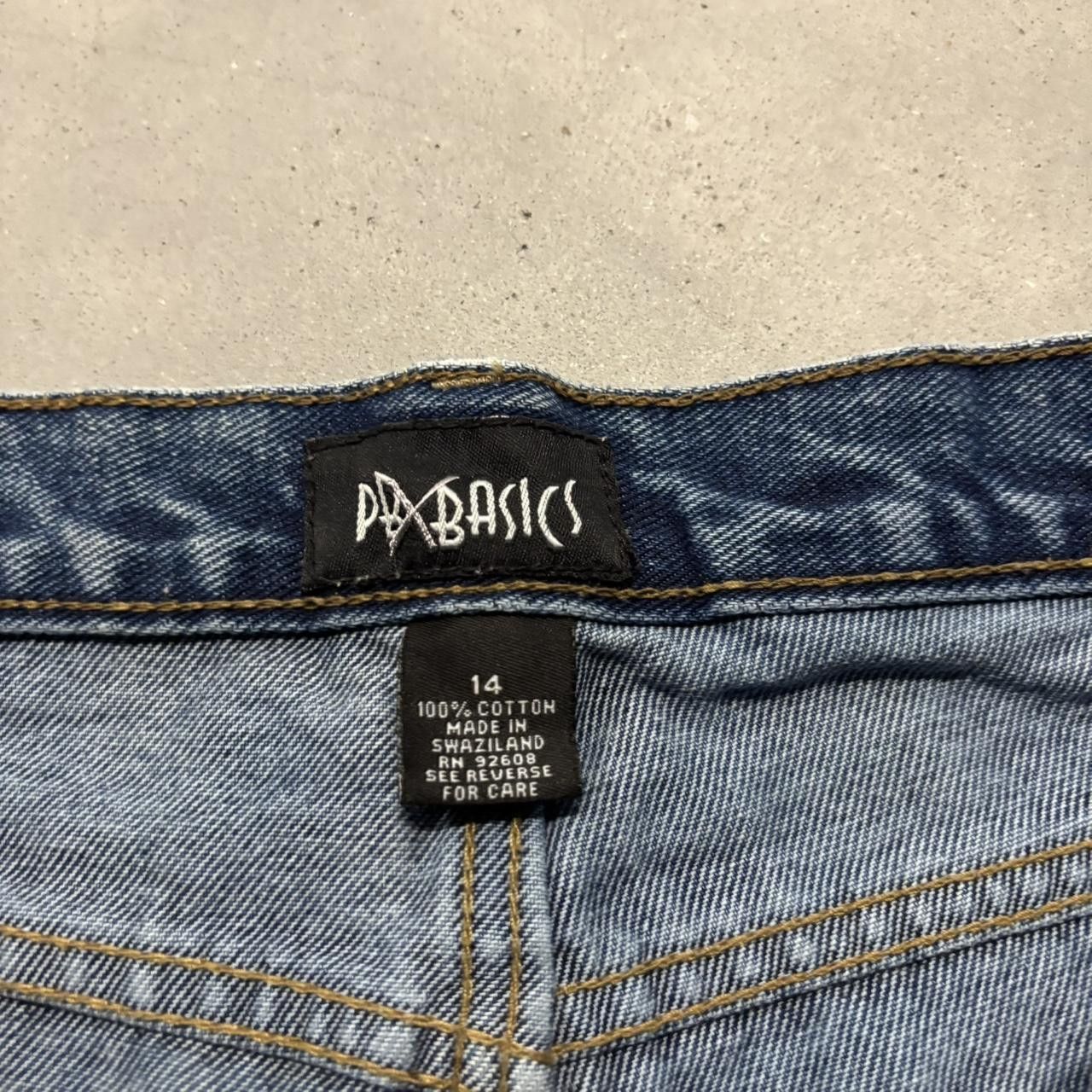 Japanese Brand × Vintage Crazy Vintage Y2K/2000s Medium Wash Bootcut Essential Denim Jeans! Size US 33 - 7 Thumbnail