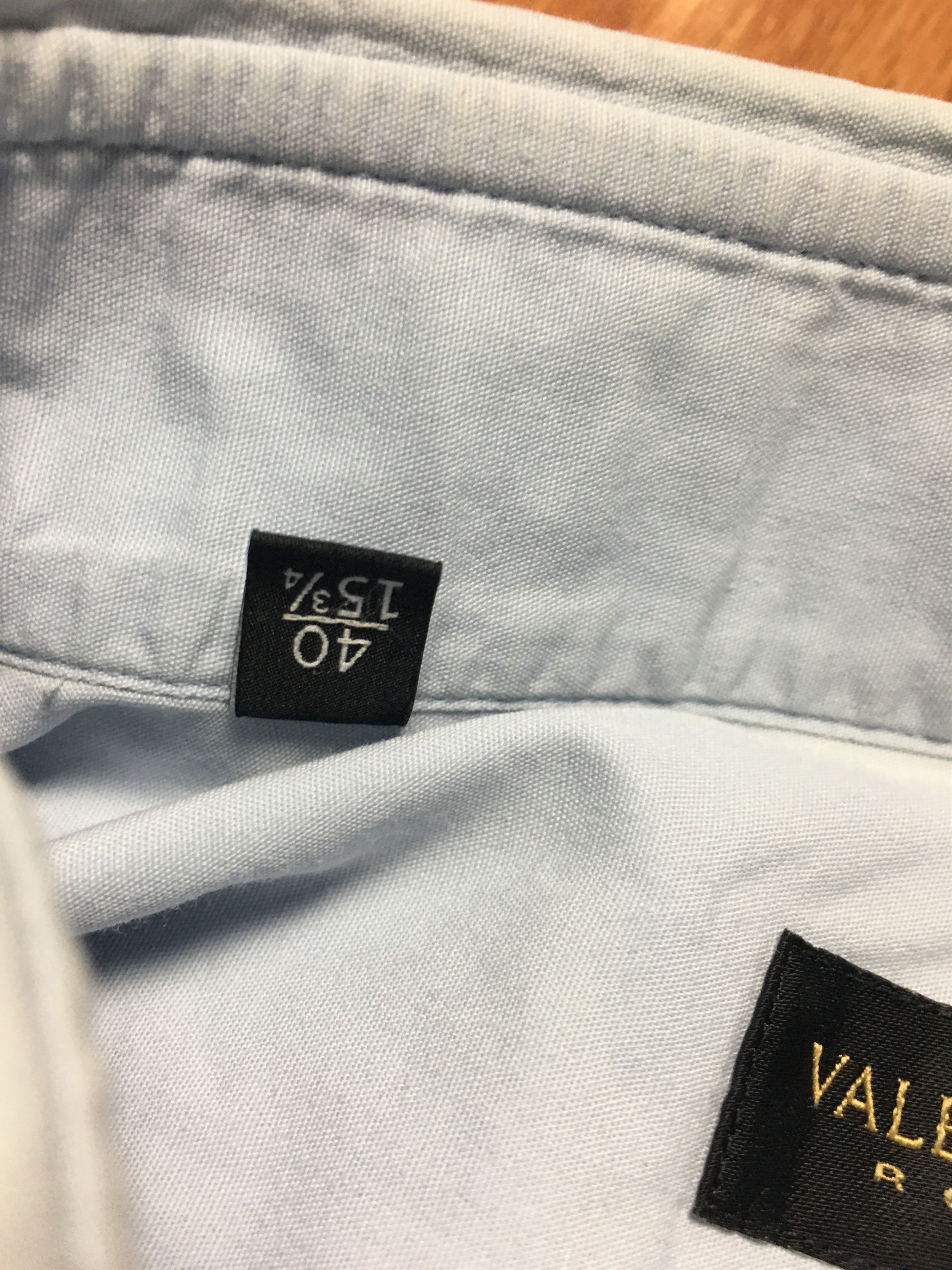 Valentino Valentino Light Blue Men Shirt Size 15 3/4 -40 Size 40R - 5 Thumbnail