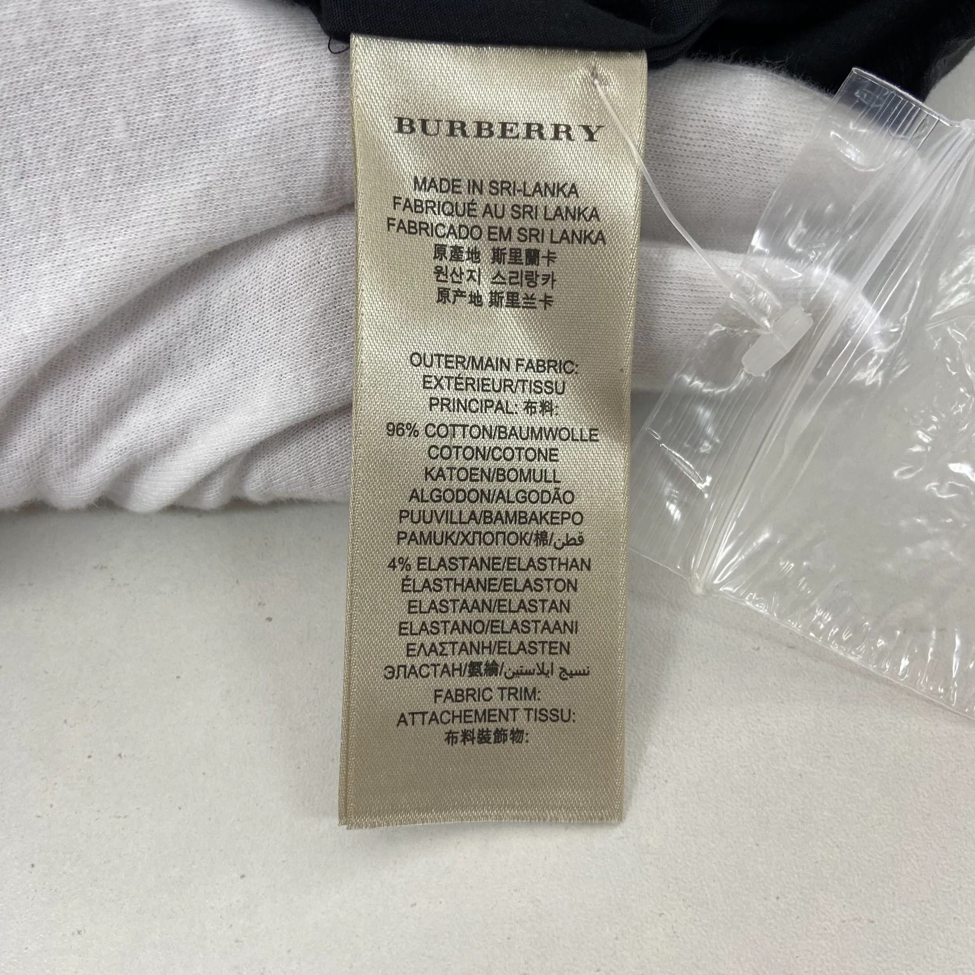 Burberry Burberry Black Shirt M 0337 Size M / US 6-8 / IT 42-44 - 7 Thumbnail