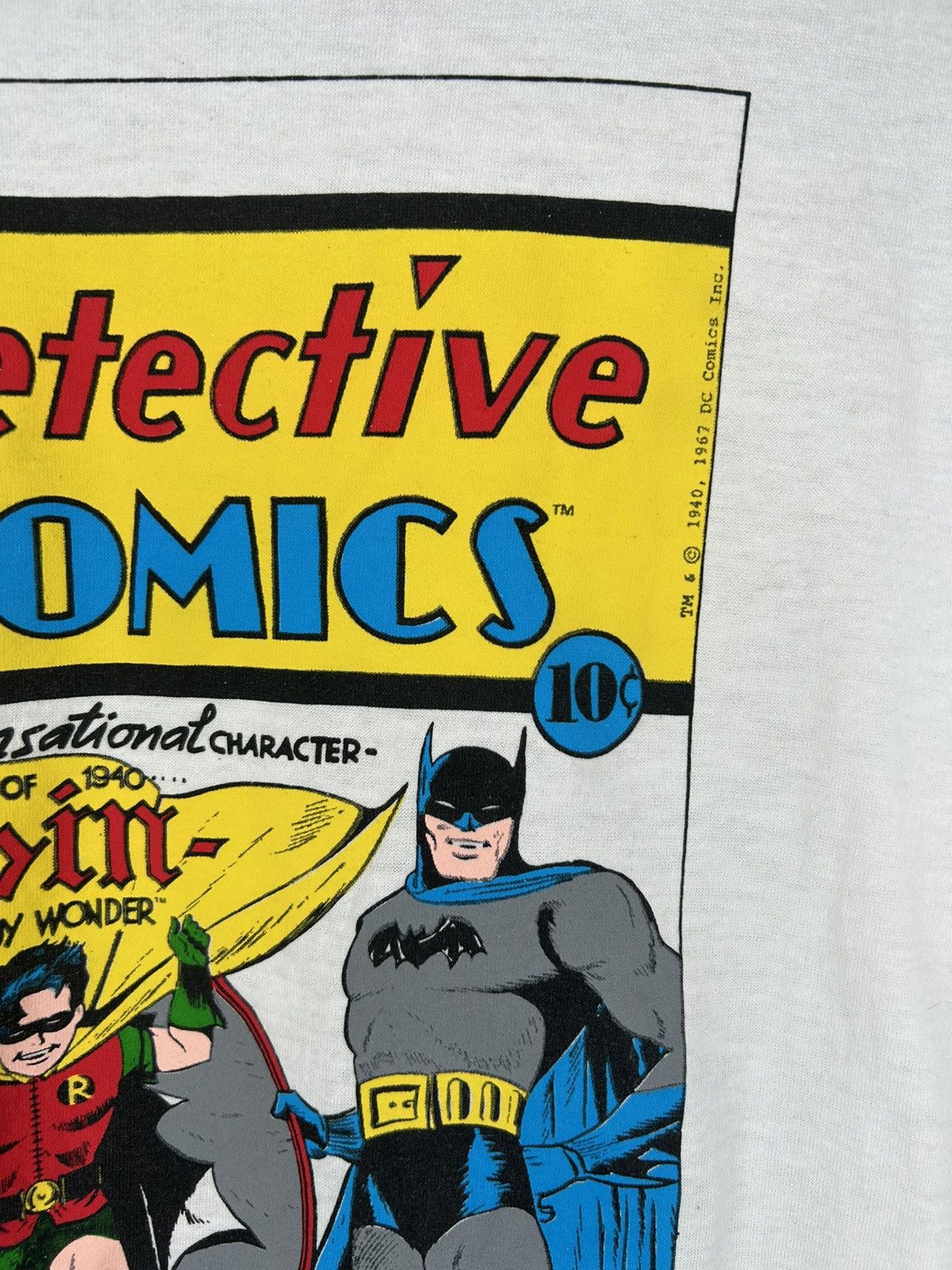 Vintage Vintage DC Comics #38 Batman And Robin T Shirt Size US XL / EU 56 / 4 - 5 Thumbnail