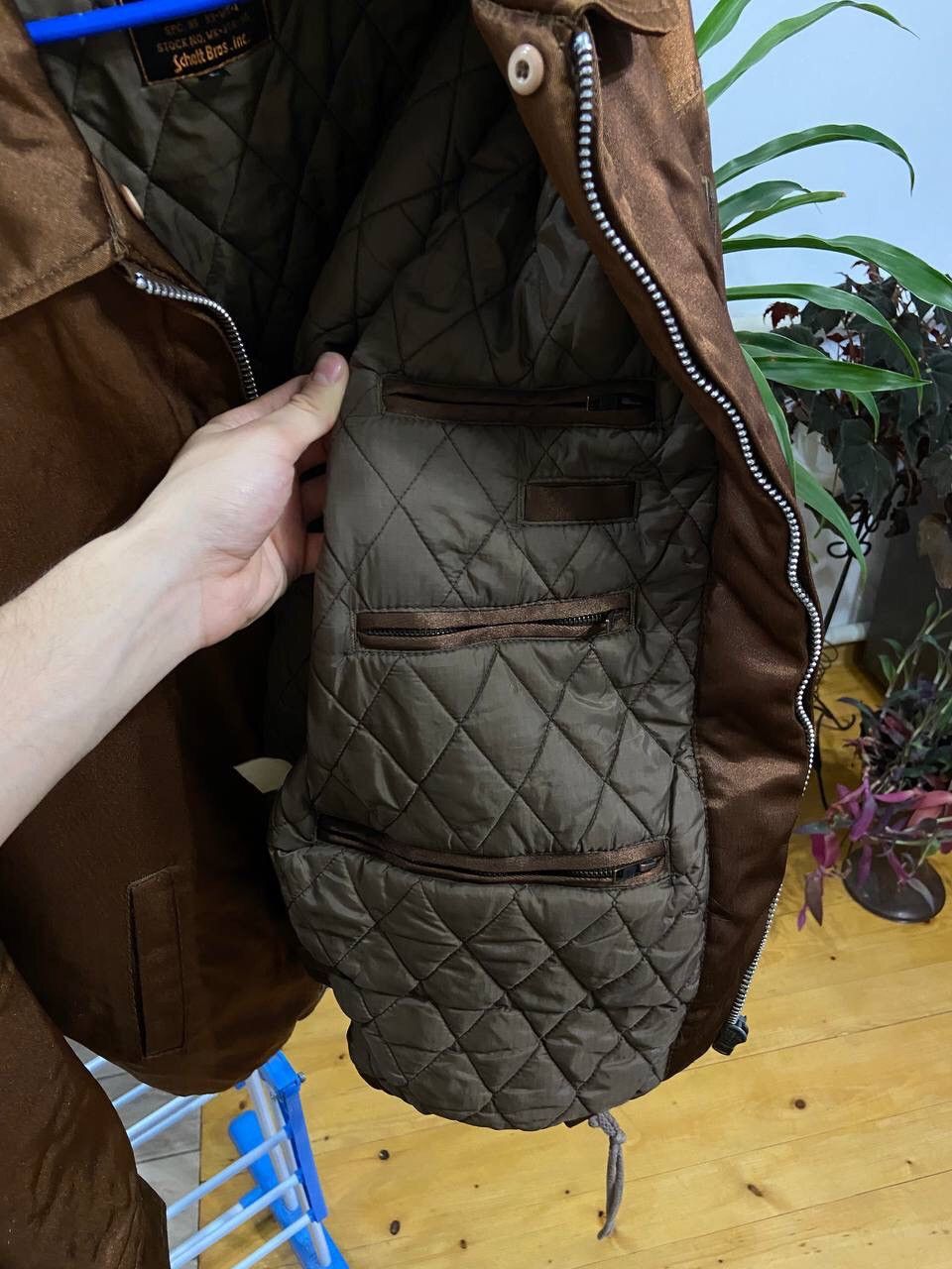 Schott Vintage Schott Brown Security Jacket Made in USA Size L Size US L / EU 52-54 / 3 - 9 Thumbnail