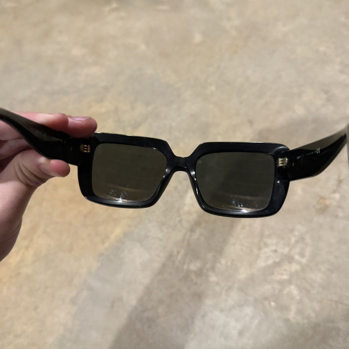Versace Versace Medusa Crystal Embellish Square Frame Sunglasses Size ONE SIZE - 8 Thumbnail