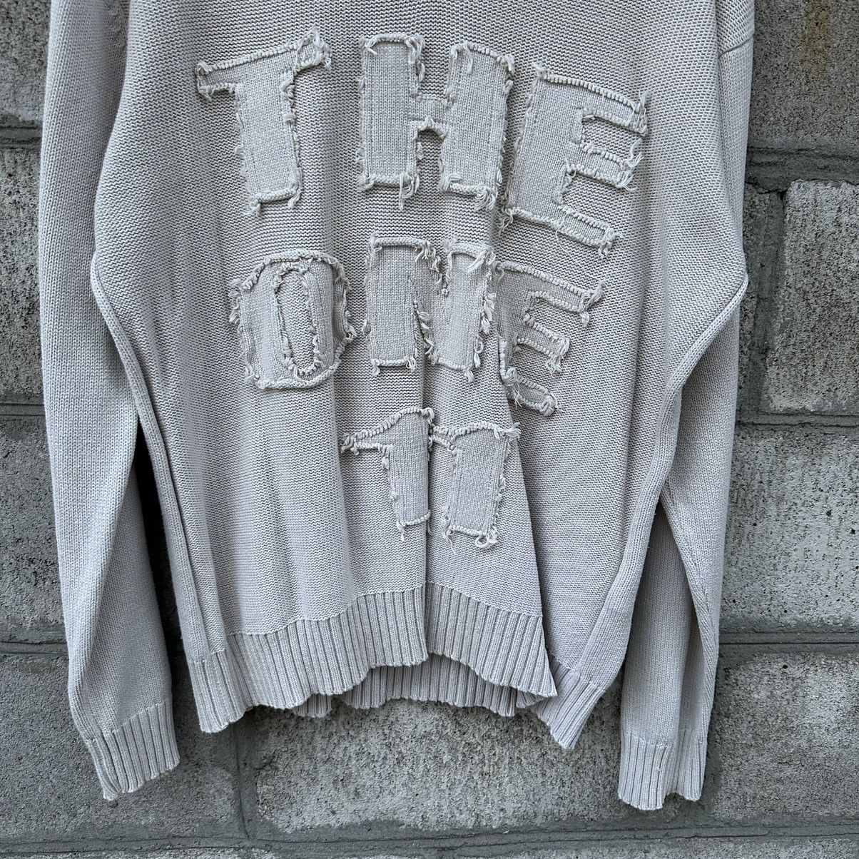If Six Was Nine Vintage Japan Crazy V Neck Knit Sweater The One 11 Y2K 00s Size US L / EU 52-54 / 3 - 3 Thumbnail