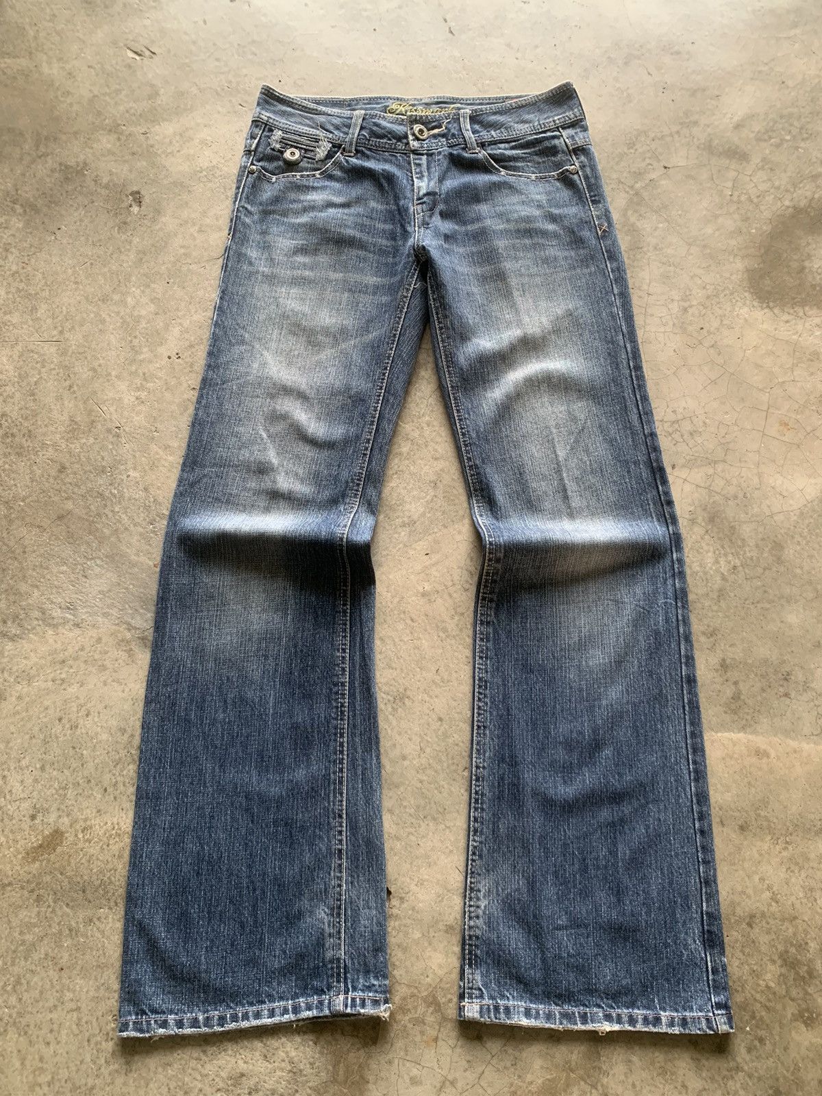 Japanese Brand Kissmark Japan Low Rise Flared Jeans Size US 32 / EU 48 - 1 Thumbnail