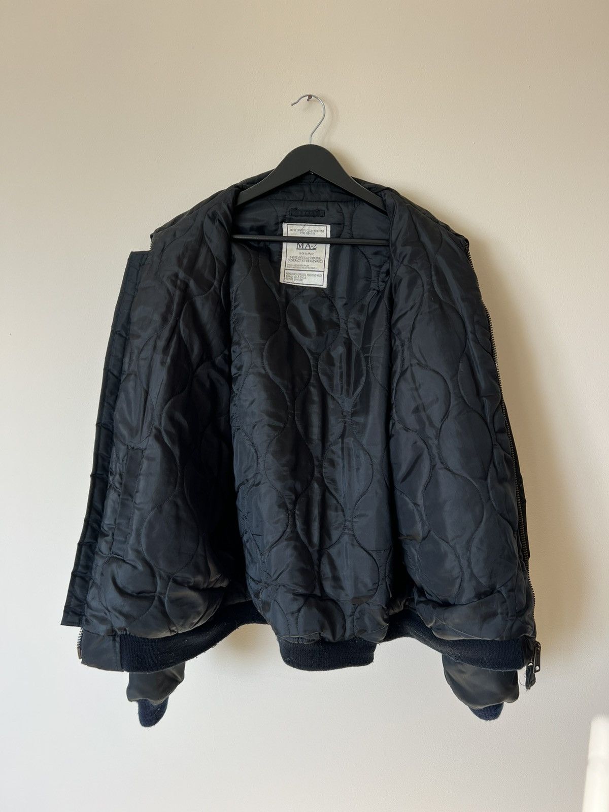 Vintage Vintage MA-2 Retro Flyght Aviator 90s opium style bomber Size US XL / EU 56 / 4 - 6 Thumbnail