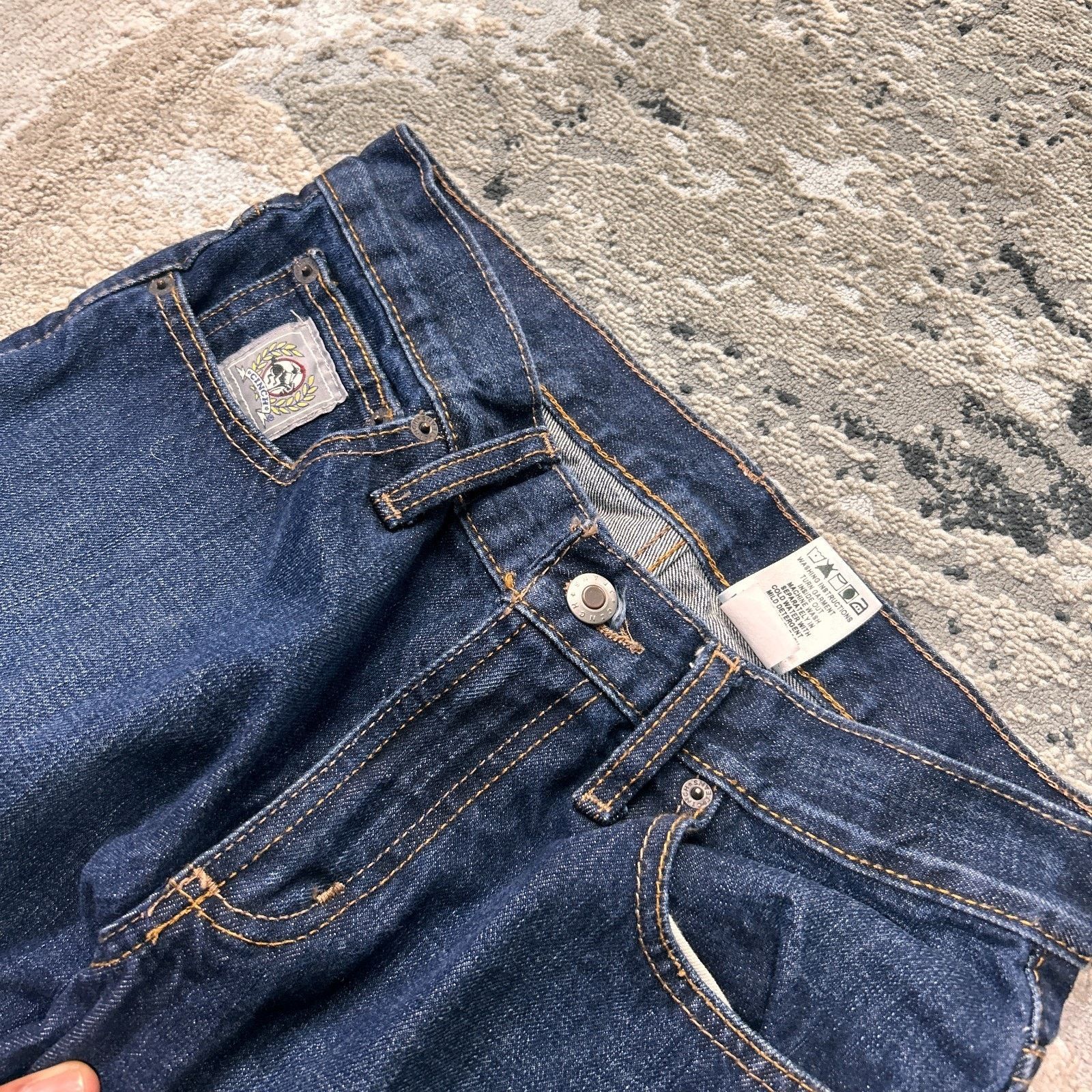CINCH Cinch Miller Jeans Womens 29x32 Blue Denim Straight Leg Size 29" - 4 Thumbnail